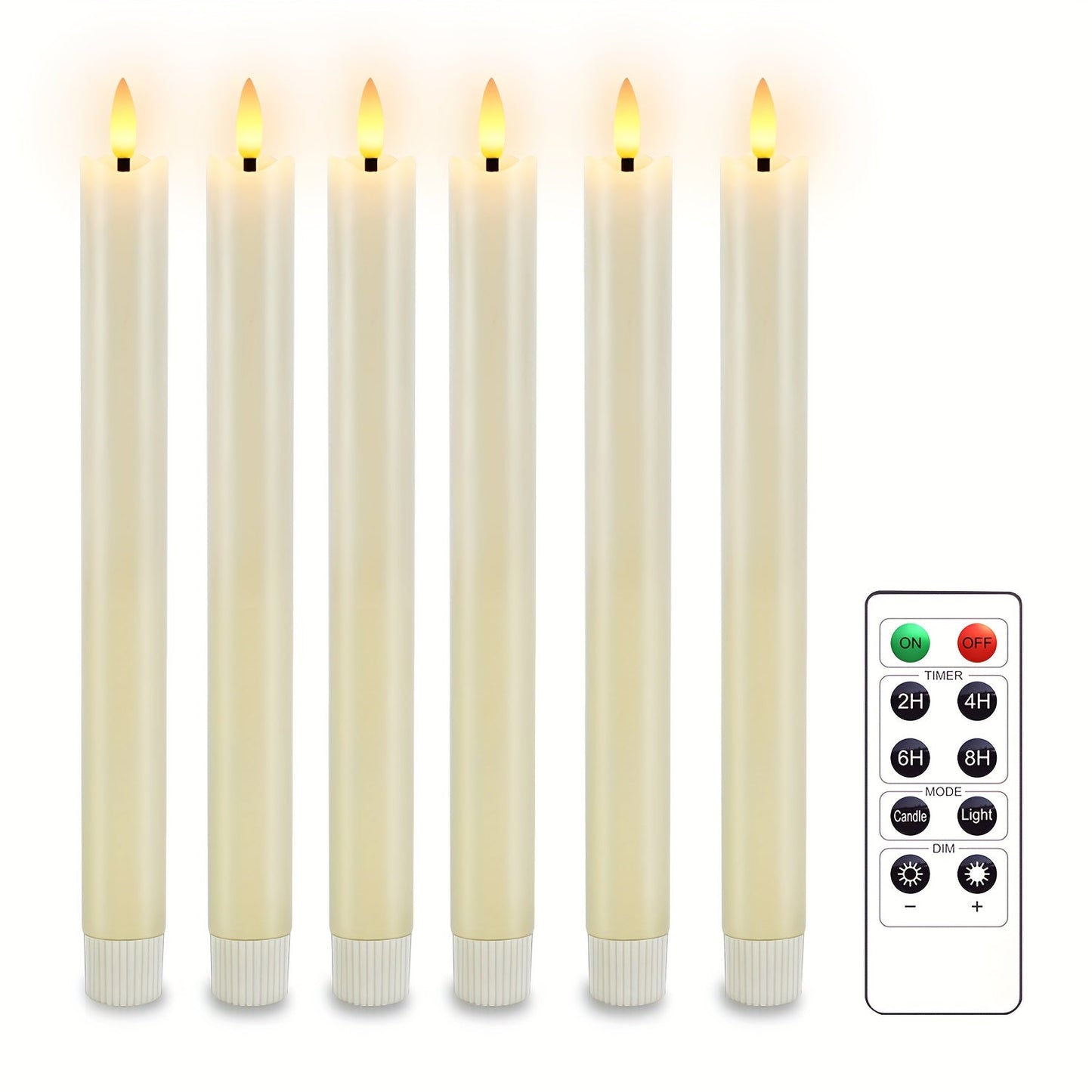 LumiCandle – Remote-Controlled LED Taper Candle Set for Stylish Events