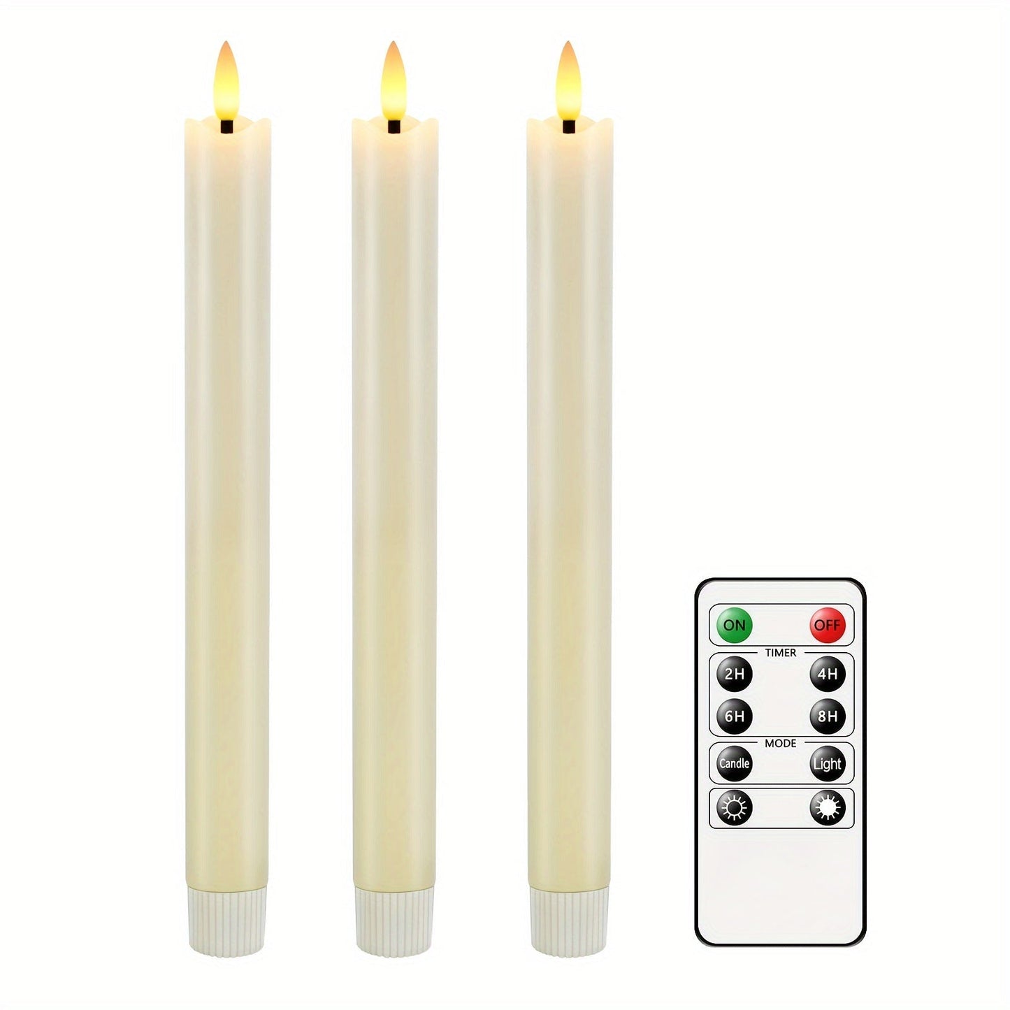 LumiCandle – Remote-Controlled LED Taper Candle Set for Stylish Events
