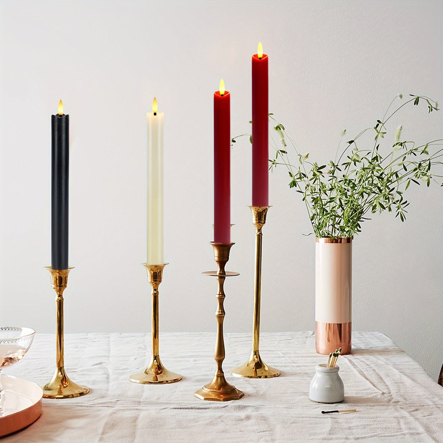 LumiCandle – Remote-Controlled LED Taper Candle Set for Stylish Events