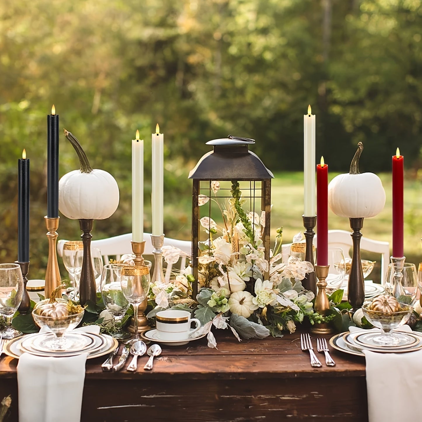 LumiCandle – Remote-Controlled LED Taper Candle Set for Stylish Events