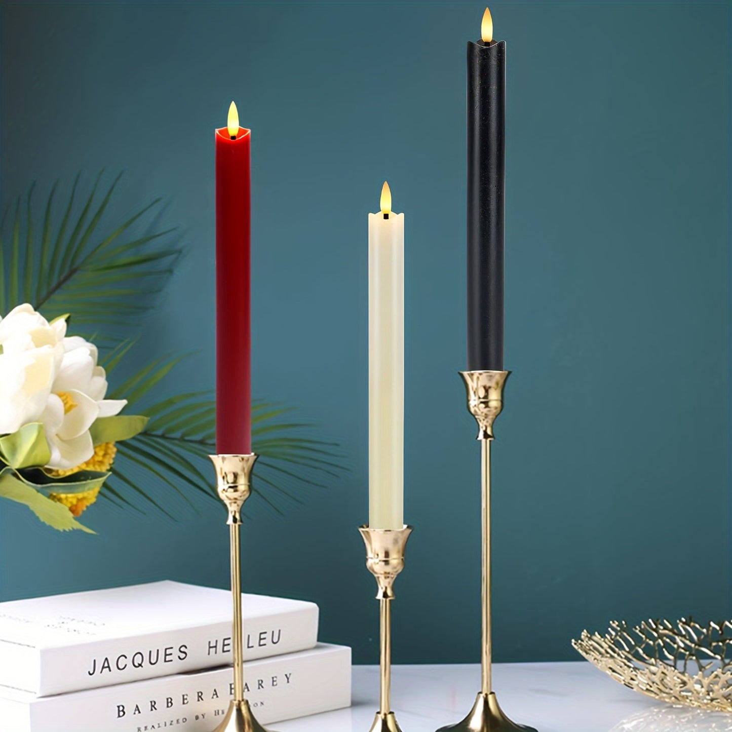 LumiCandle – Remote-Controlled LED Taper Candle Set for Stylish Events