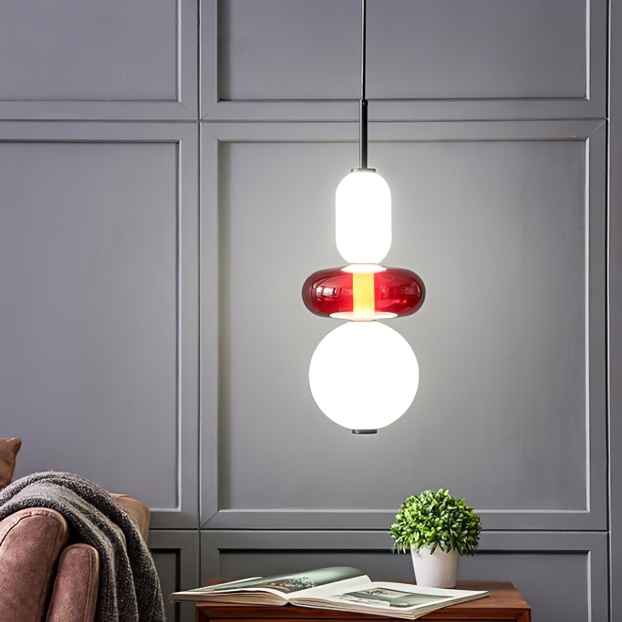 CandyLume – Vibrant LED Glass Pendant Light