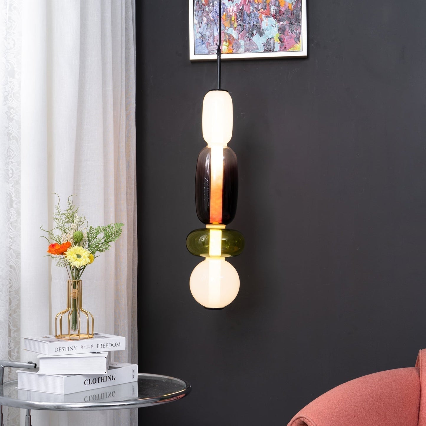 CandyLume – Vibrant LED Glass Pendant Light
