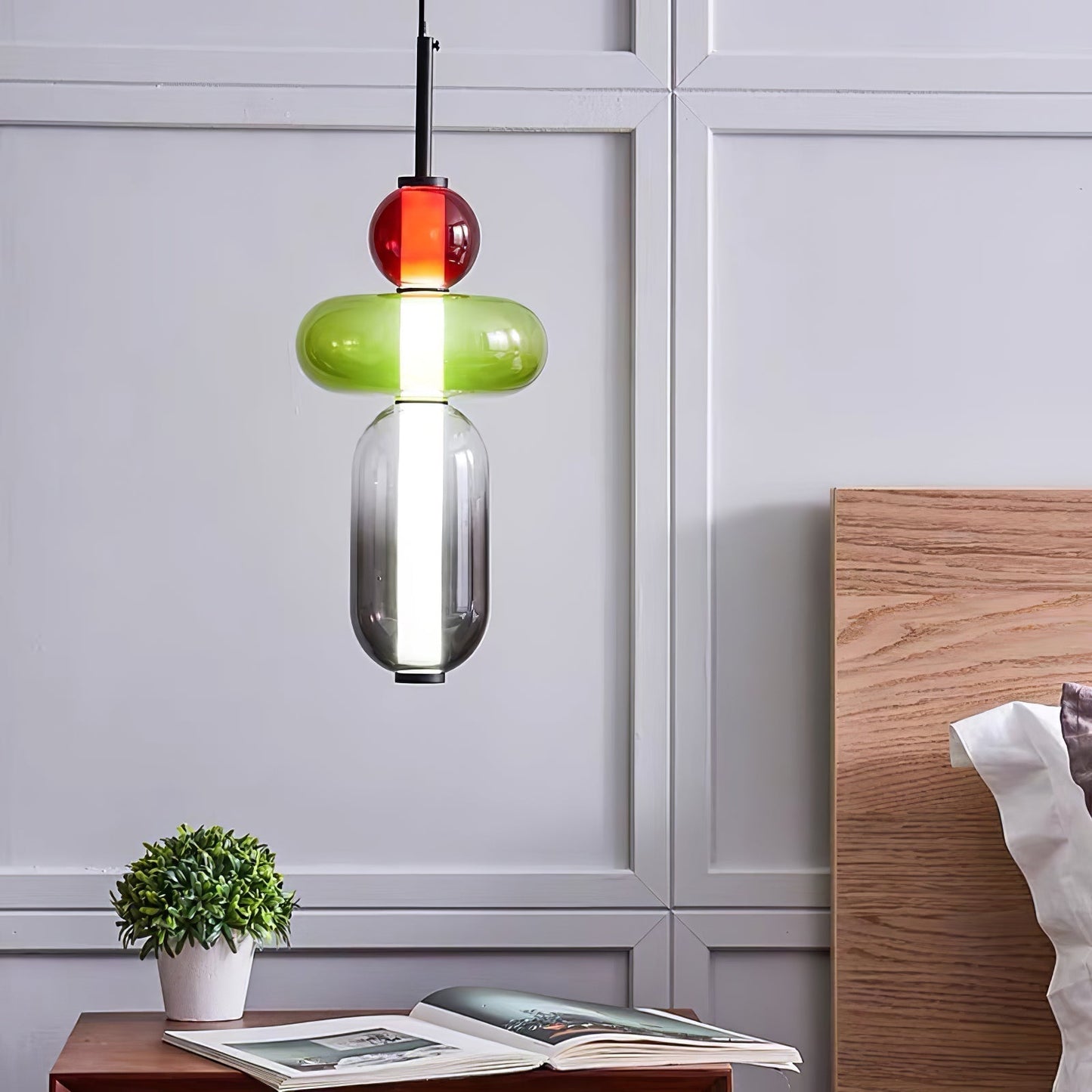 CandyLume – Vibrant LED Glass Pendant Light