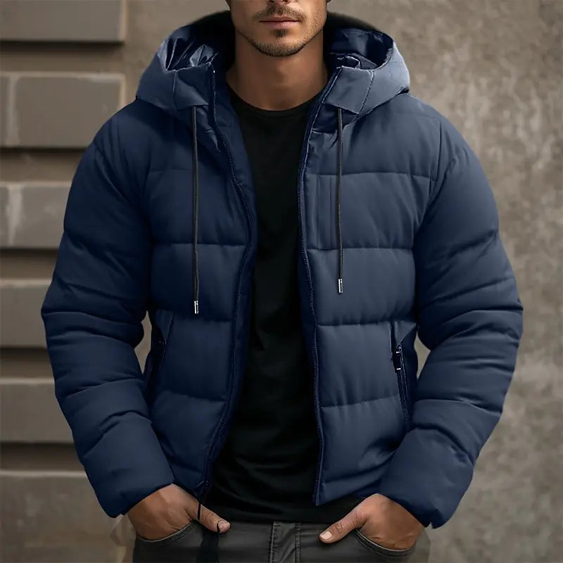 Carter | Men’s Quilted Winter Puffer Jacket for Outdoor Warmth