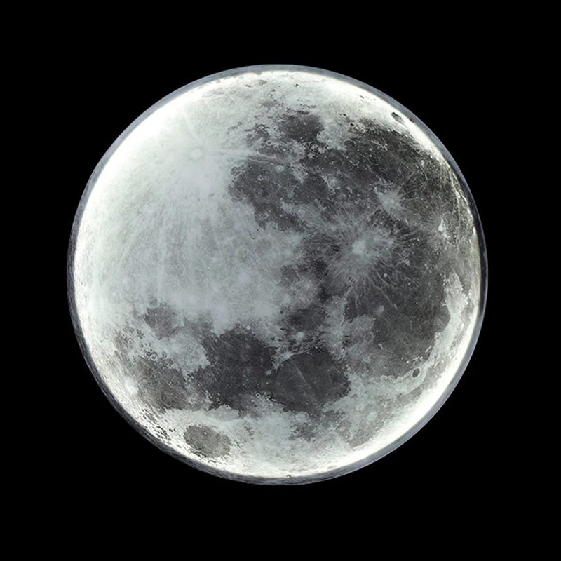 LunarAura – Rechargeable 3D Printed Moon Night Light