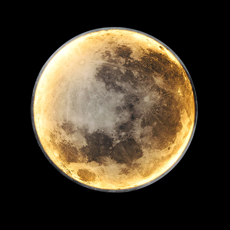 LunarAura – Rechargeable 3D Printed Moon Night Light