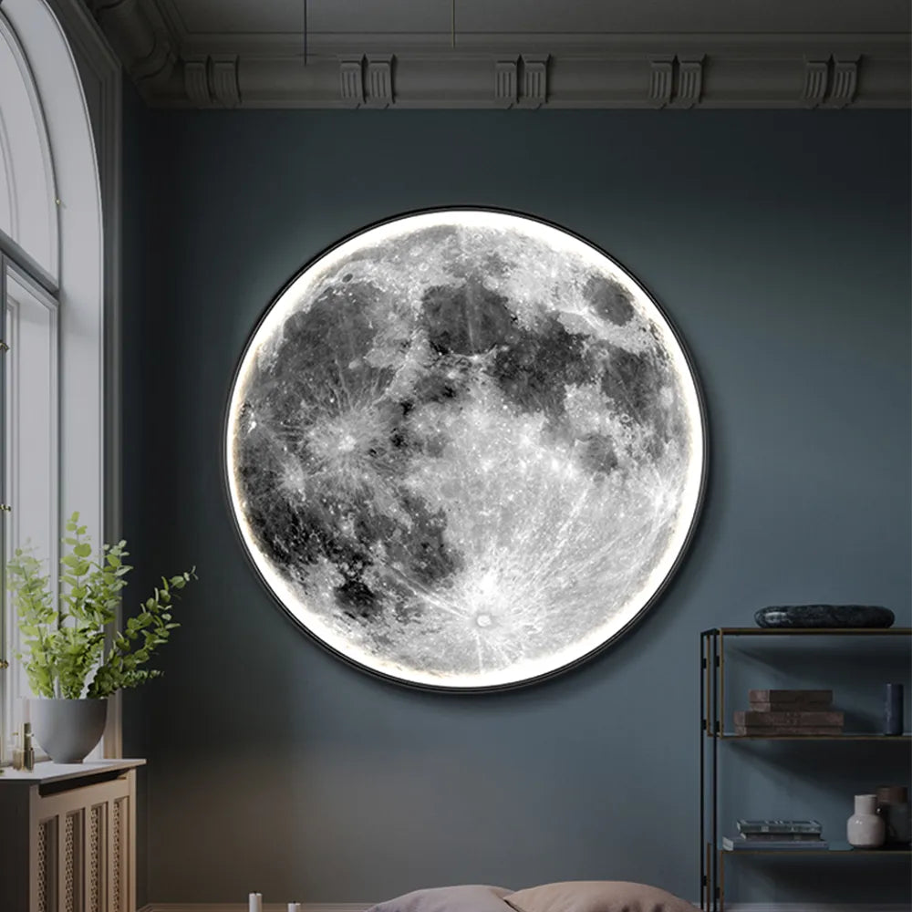 GlowOrbit – Artistic LED Moonlight for Wall Decor