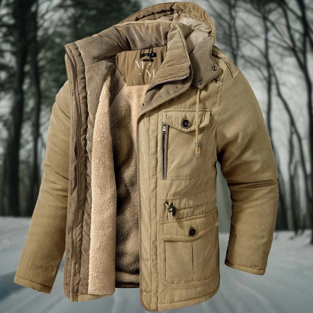 Soren | Insulated Sherpa Lined Parka Jacket for Men