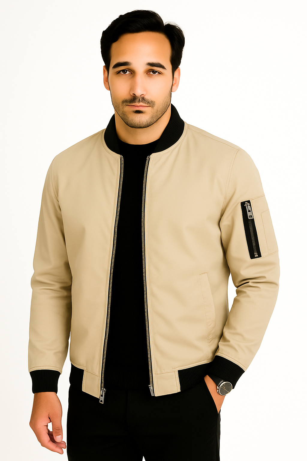 Jaxon | Sleek Lightweight Mens Bomber Jacket