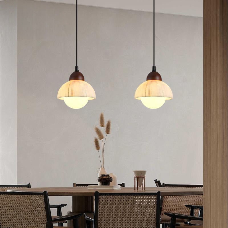ChromaLux | Modern Alab Marble Pendant Lamp