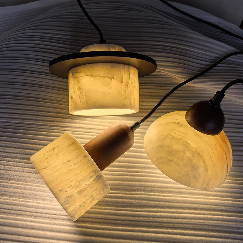 ChromaLux | Modern Alab Marble Pendant Lamp
