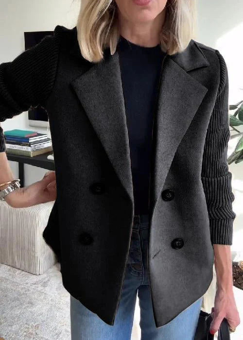 Elowen | Women's Double-Breasted Coat – Chic Winter Warmth & Elegance