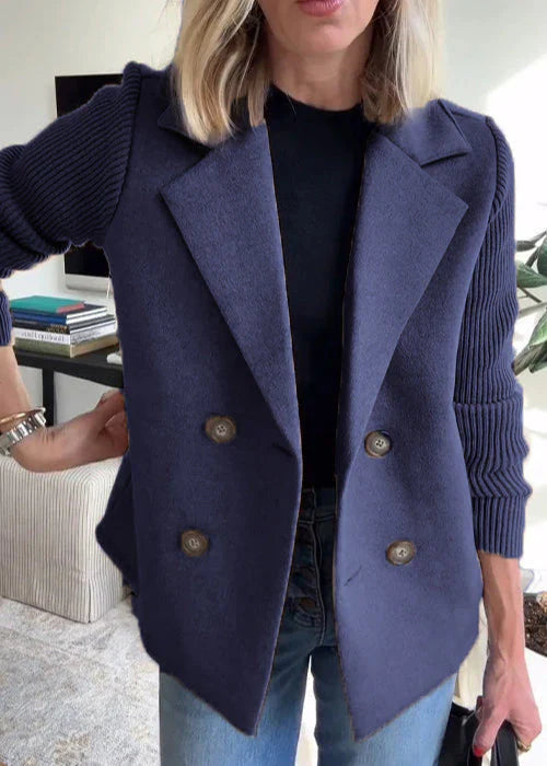 Elowen | Women's Double-Breasted Coat – Chic Winter Warmth & Elegance
