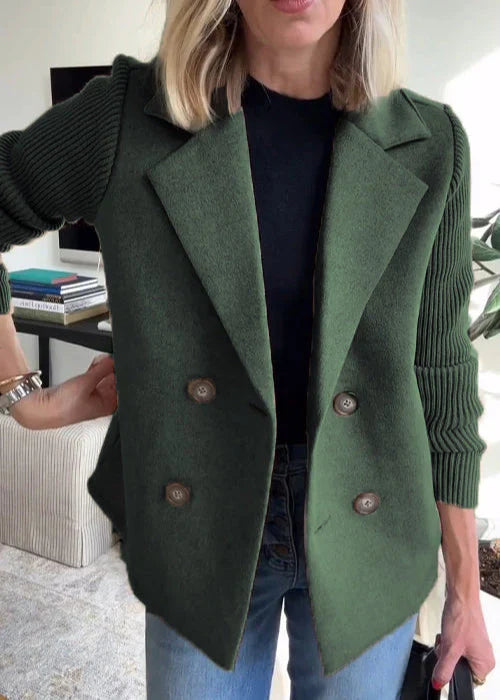 Elowen | Women's Double-Breasted Coat – Chic Winter Warmth & Elegance