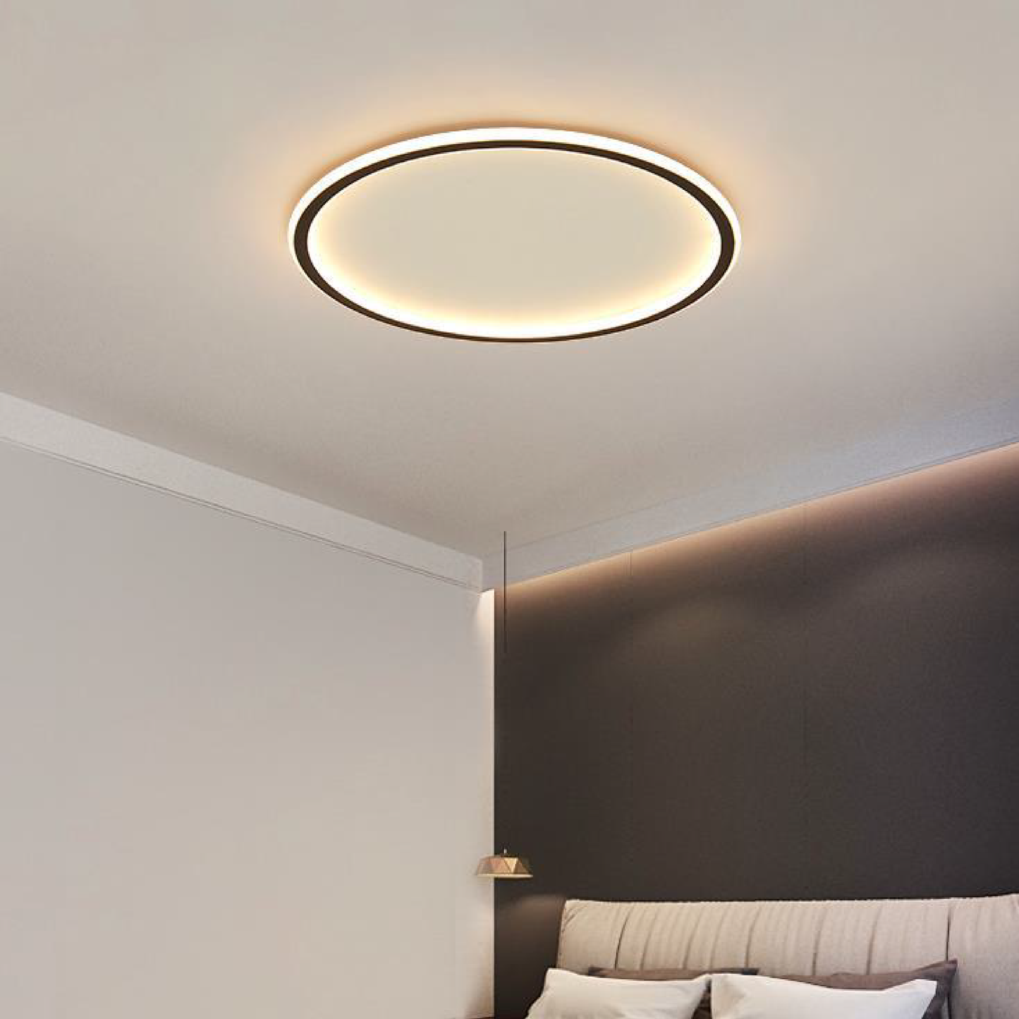 Clariva | Elegant Scandinavian-Style Round Ceiling Lamp for Modern Homes