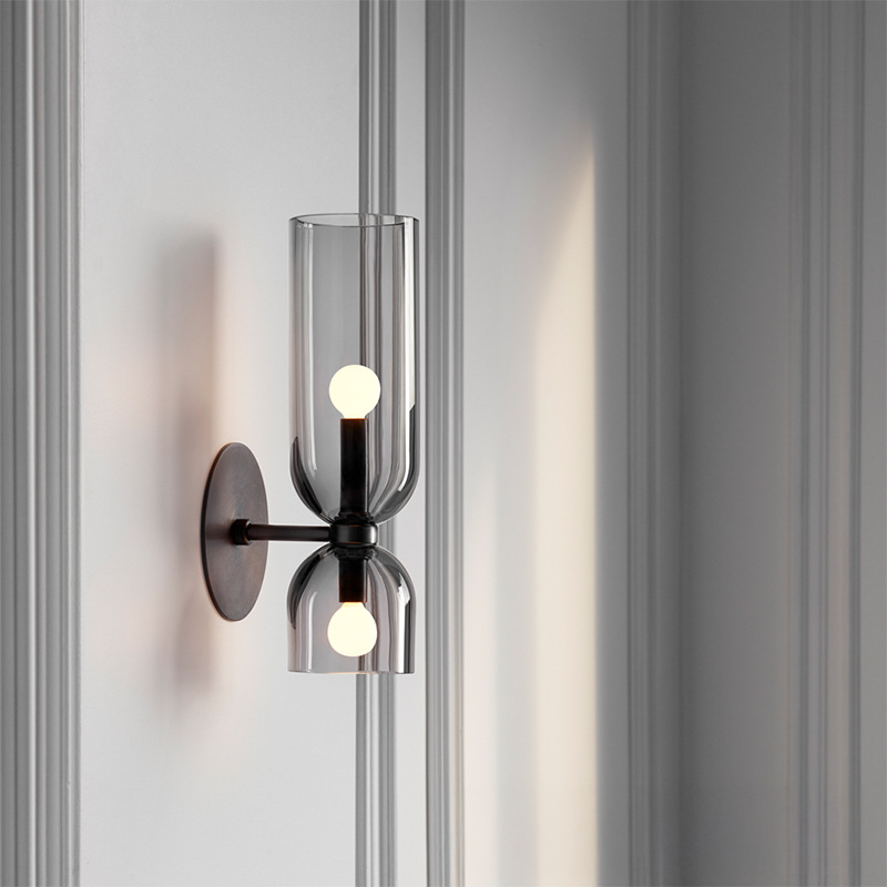 Clarva | Sculptural Glass Wall Lamp for Modern Interiors