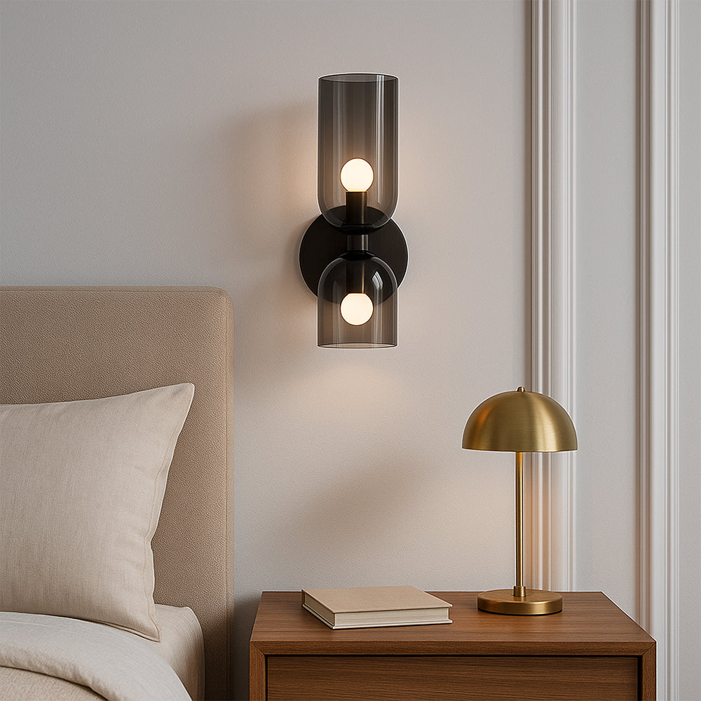 Clarva | Sculptural Glass Wall Lamp for Modern Interiors