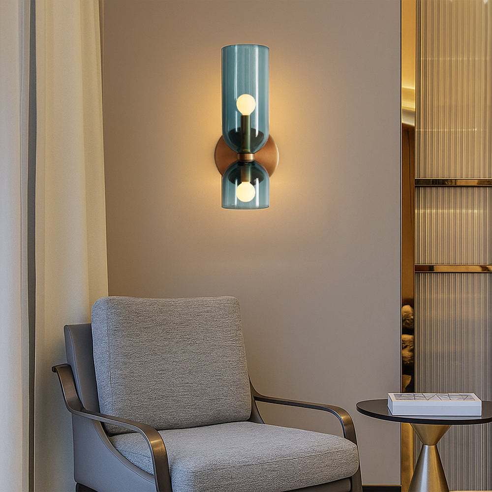 Clarva | Sculptural Glass Wall Lamp for Modern Interiors