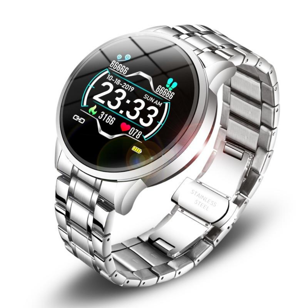 Aura Smartwatch with Health Monitoring, Notifications, and Waterproof Build – Modern Elegance