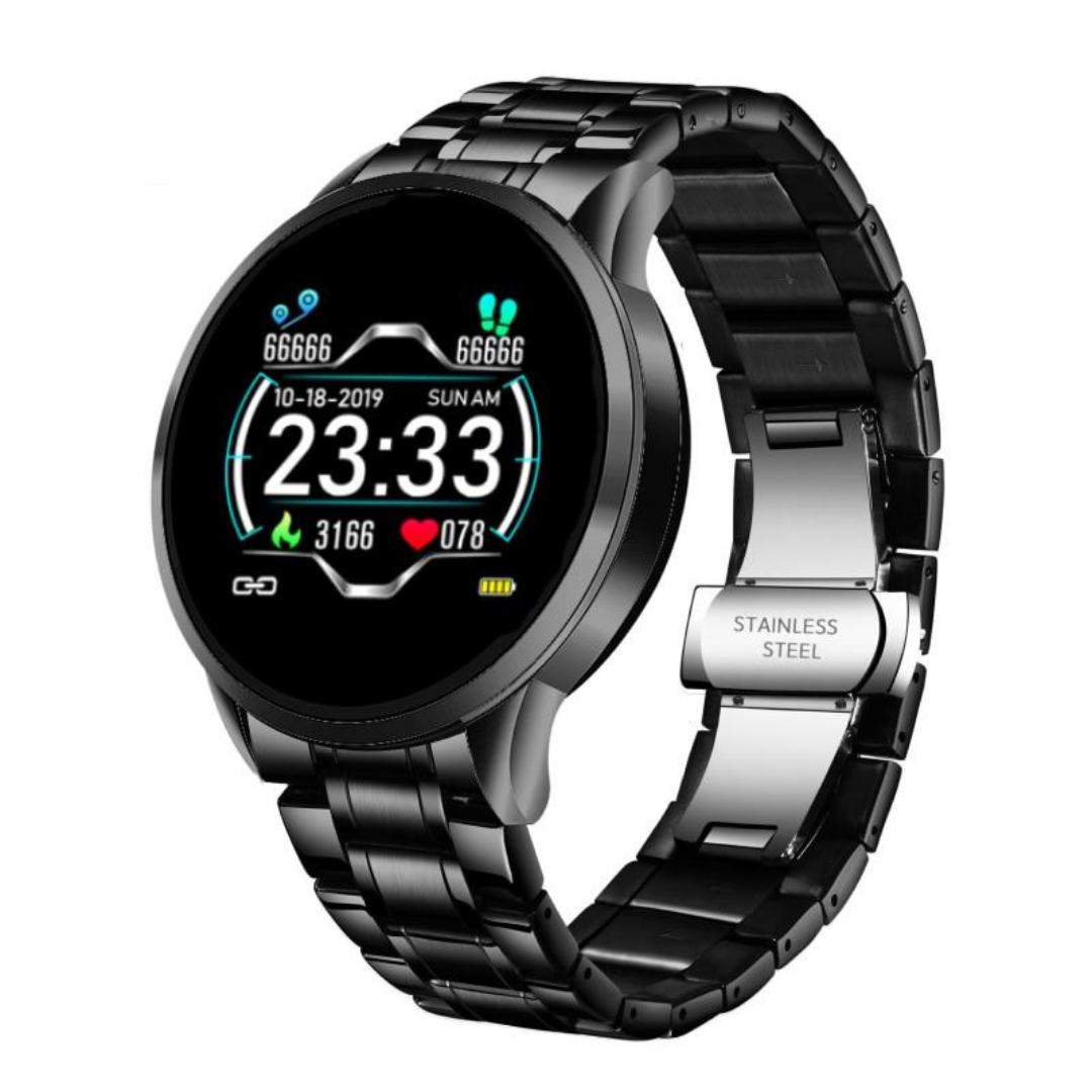 Aura Smartwatch with Health Monitoring, Notifications, and Waterproof Build – Modern Elegance