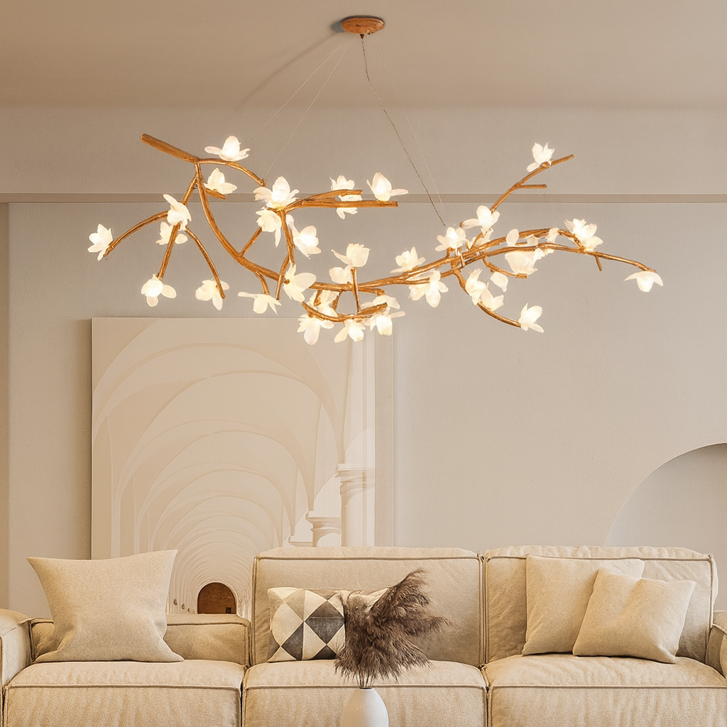 CloverStem | Tree Branch Chandelier for Modern Simplicity