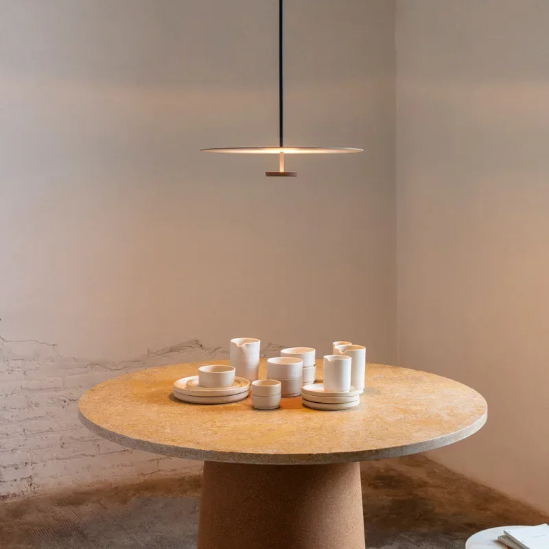 LumaArc – Contemporary Ring Ceiling Lamp for Dining Rooms & Modern Interiors