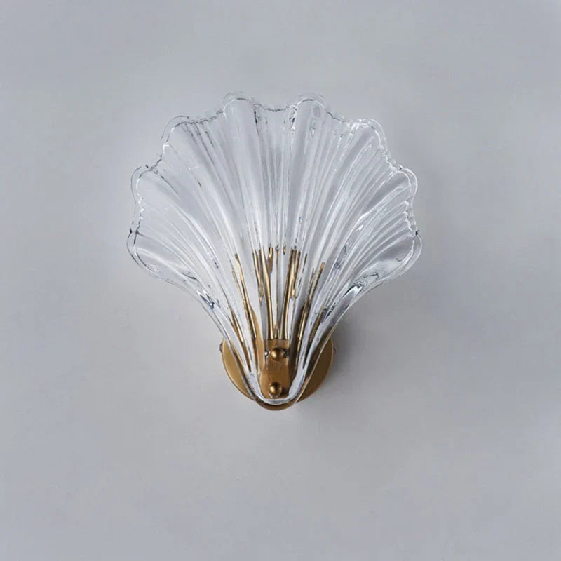 ShellLume – Elegant Glass Wall Lamp with Ocean-Inspired Coral Design