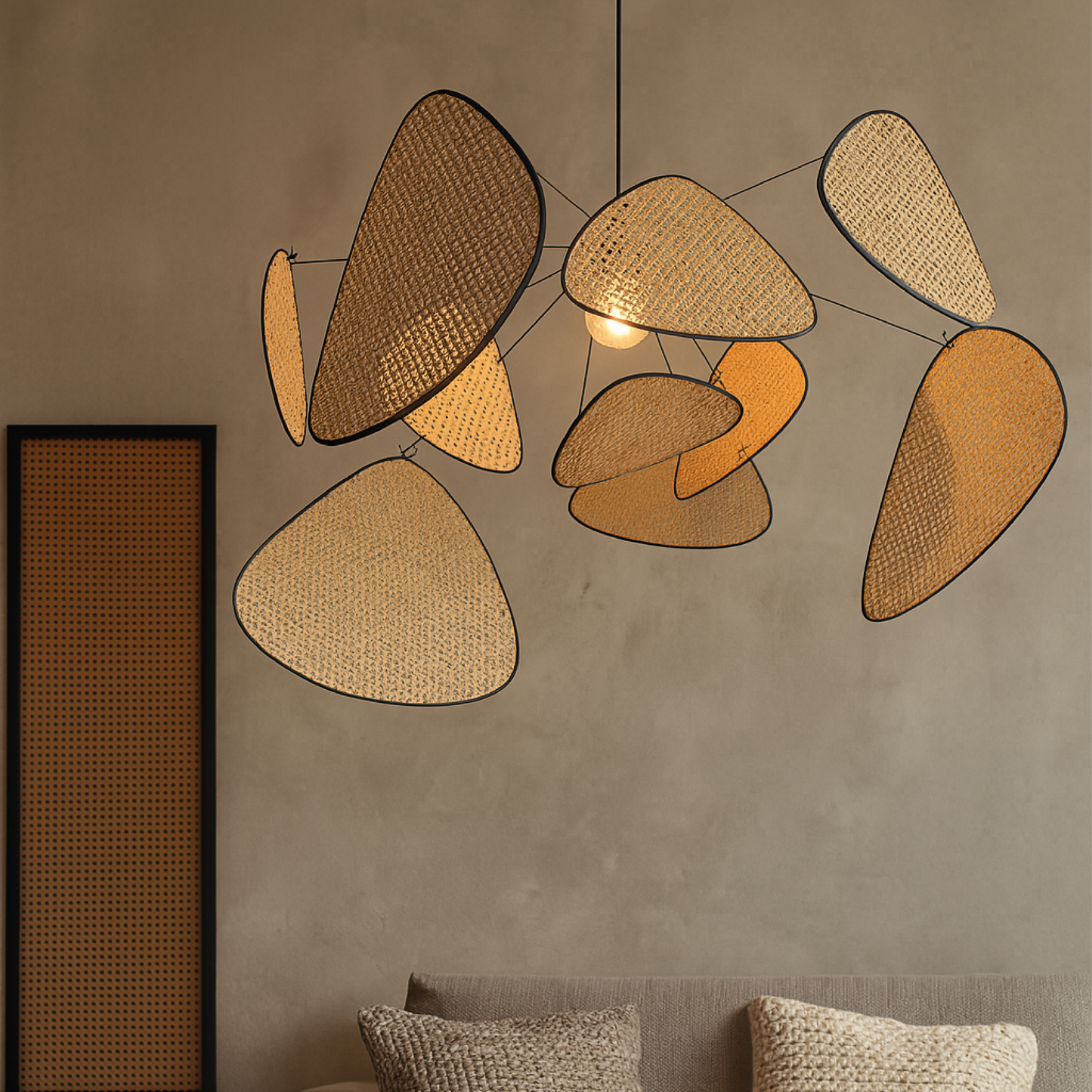 Corinthia | Rattan Pendant Lamp with Modern Touch