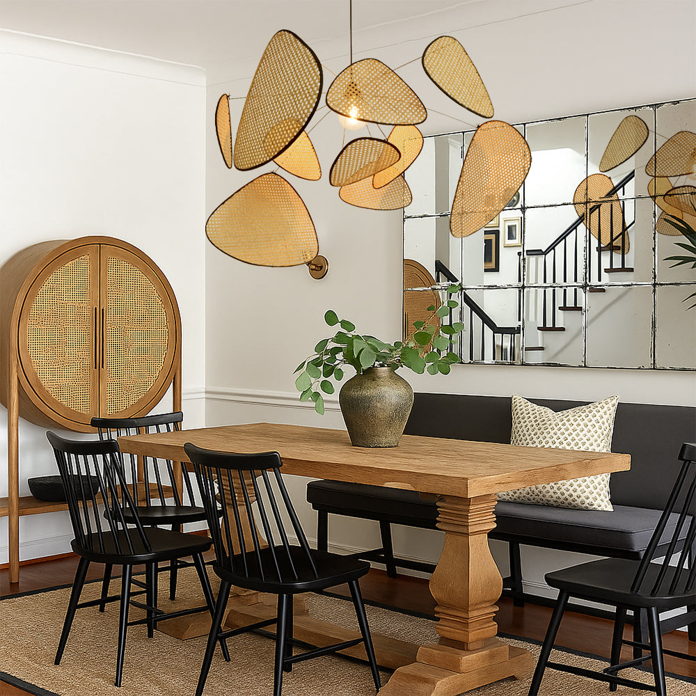 Corinthia | Rattan Pendant Lamp with Modern Touch