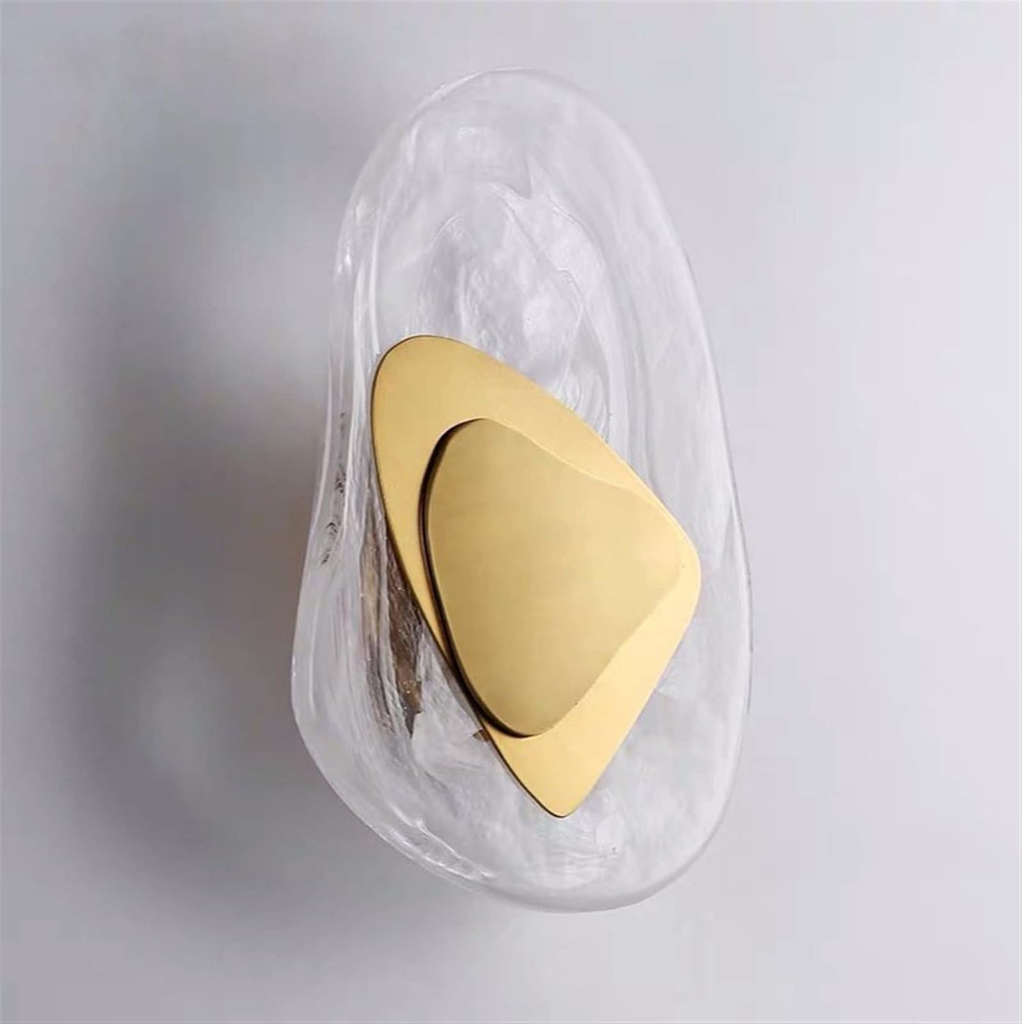 FrostLume – Minimalist Wall Light with Elegant Crystal Accent