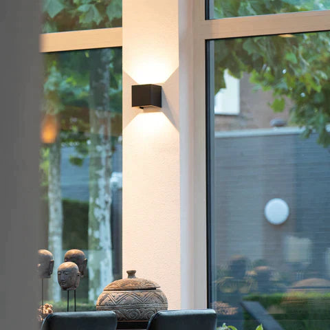 MotionLume – Modern Cube Wall Light with Built-In Motion Sensor