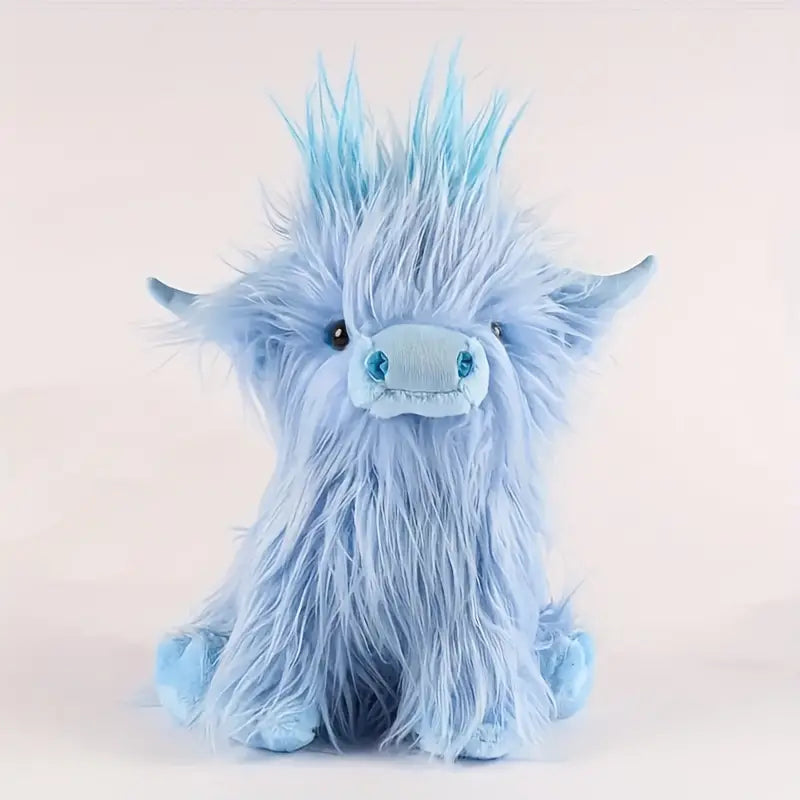 Highland Cow Stuffed Animal – Soft and Cuddly Plush Toy Comforter for All Ages, 25 cm
