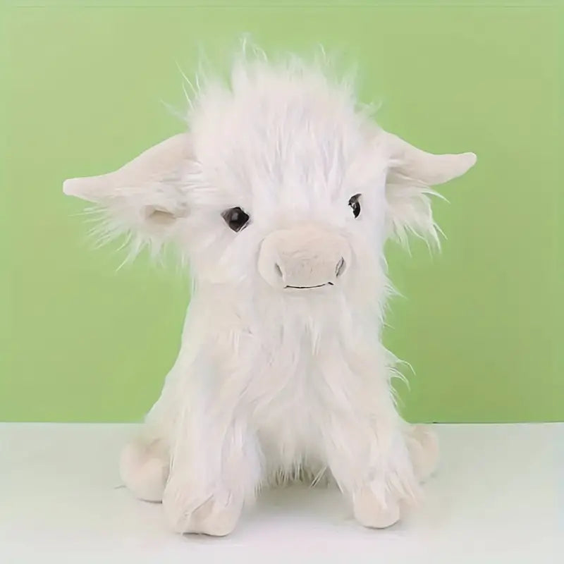Highland Cow Stuffed Animal – Soft and Cuddly Plush Toy Comforter for All Ages, 25 cm