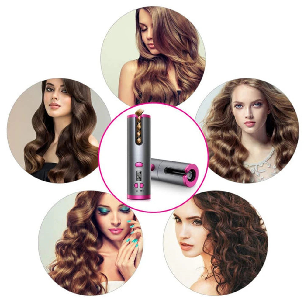 StyleGlow – Smart Curling Iron with LED Control Panel
