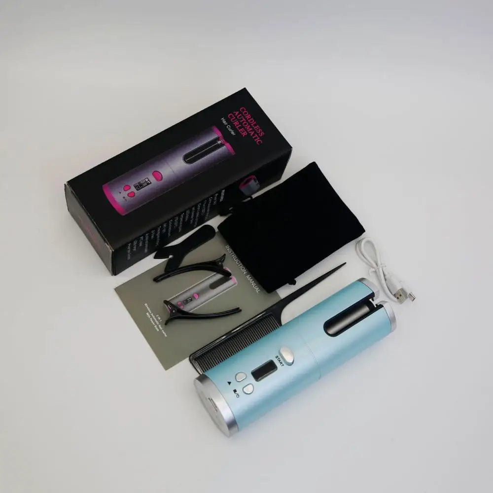 StyleGlow – Smart Curling Iron with LED Control Panel