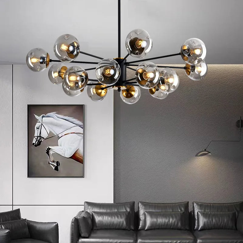 Cyrin | Elegant Scandinavian Crystal Chandelier
