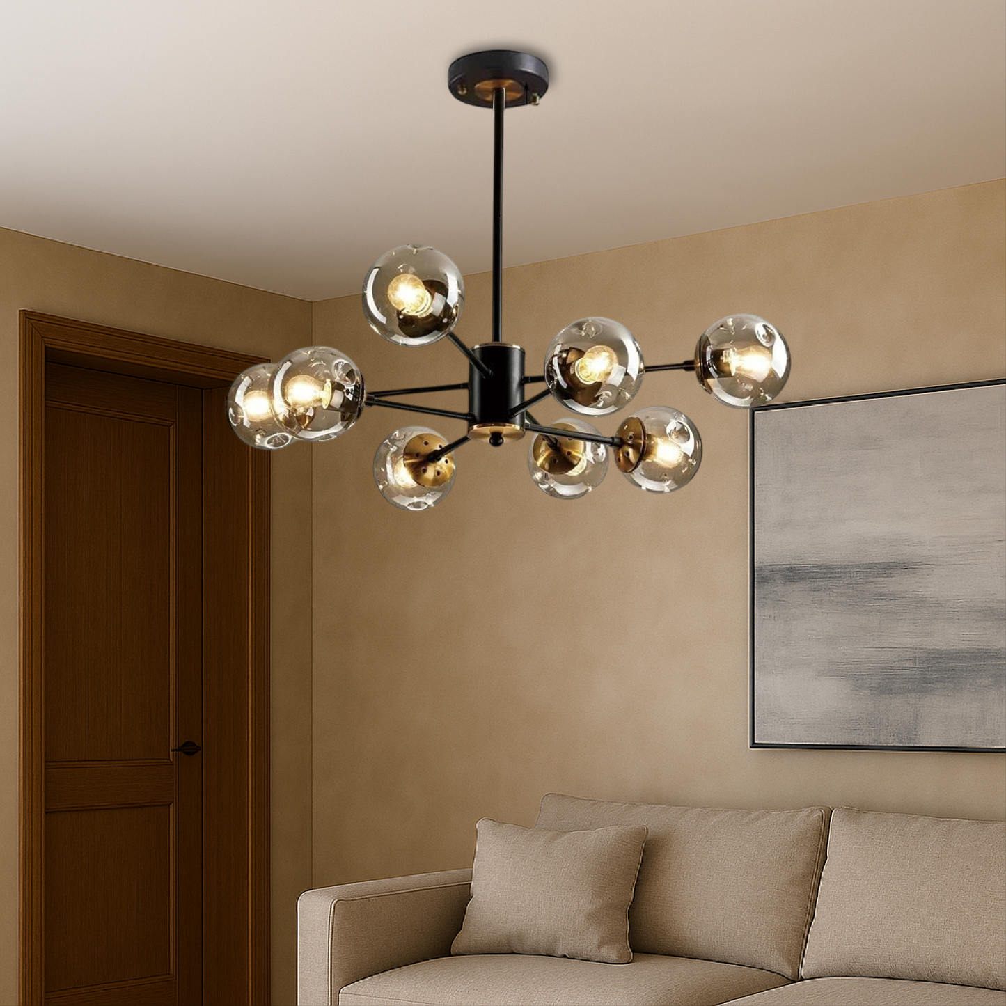 Cyrin | Elegant Scandinavian Crystal Chandelier