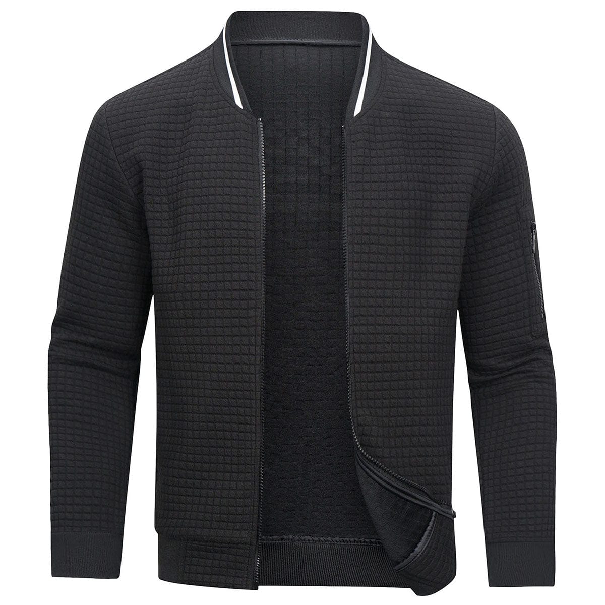 Steven | Cozy Modern Half Zip Sweater with Contemporary Style