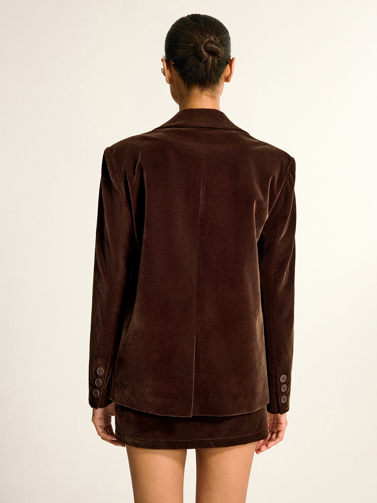 Destiny | Refined Velvet Shawl Collar Blazer