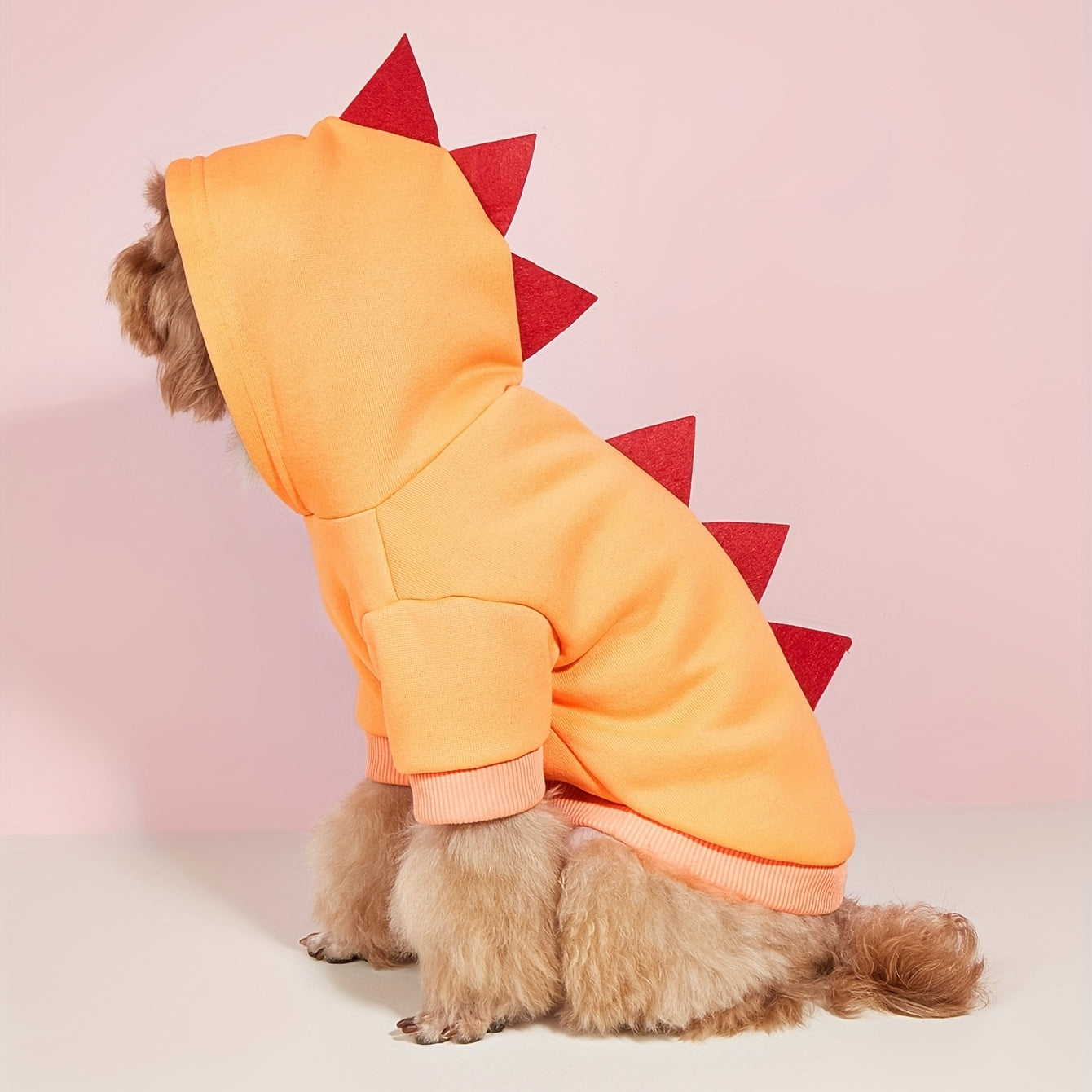 Pet Dinosaur Hoodie | Dog Fleece Halloween Costume Outfit Warm