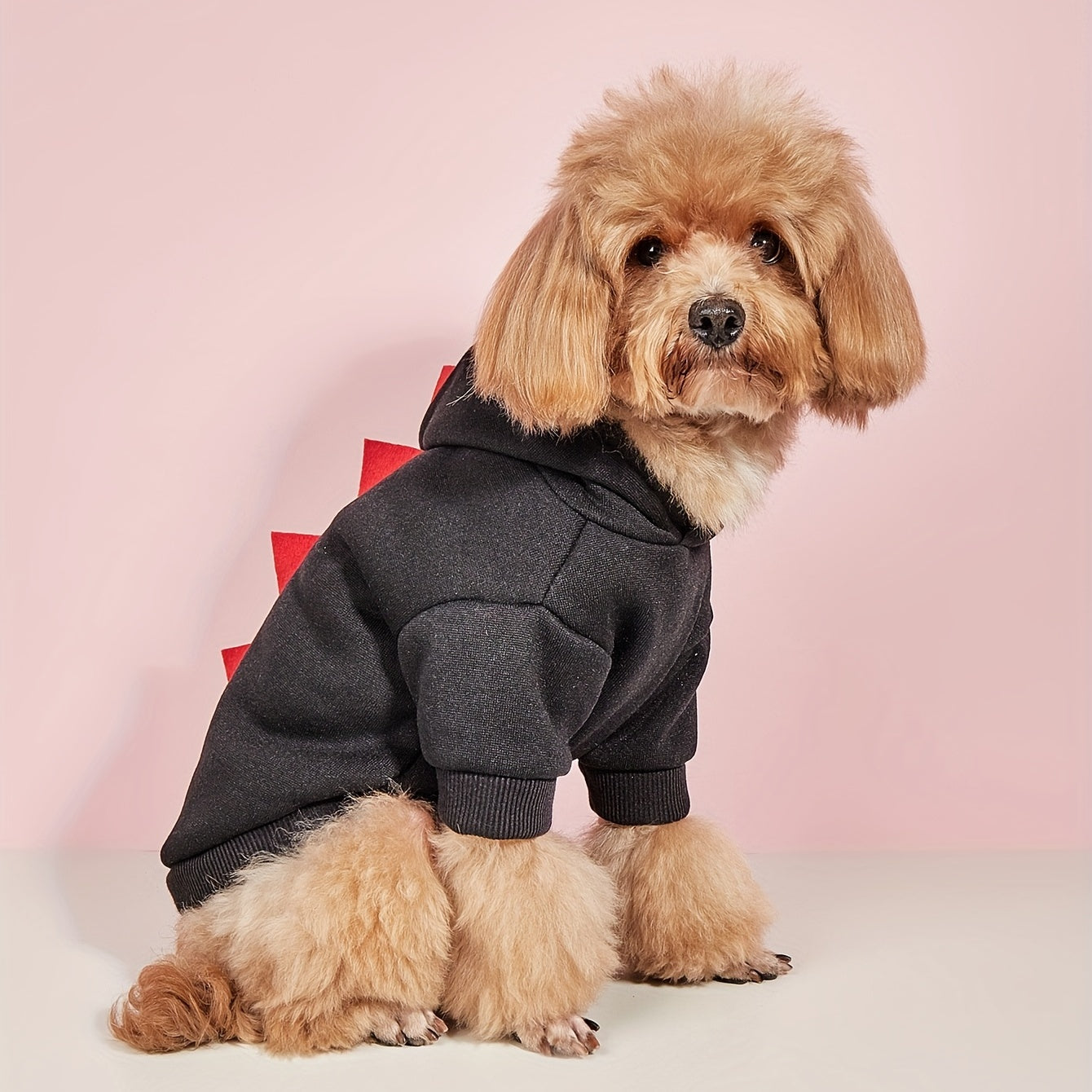 Pet Dinosaur Hoodie | Dog Fleece Halloween Costume Outfit Warm