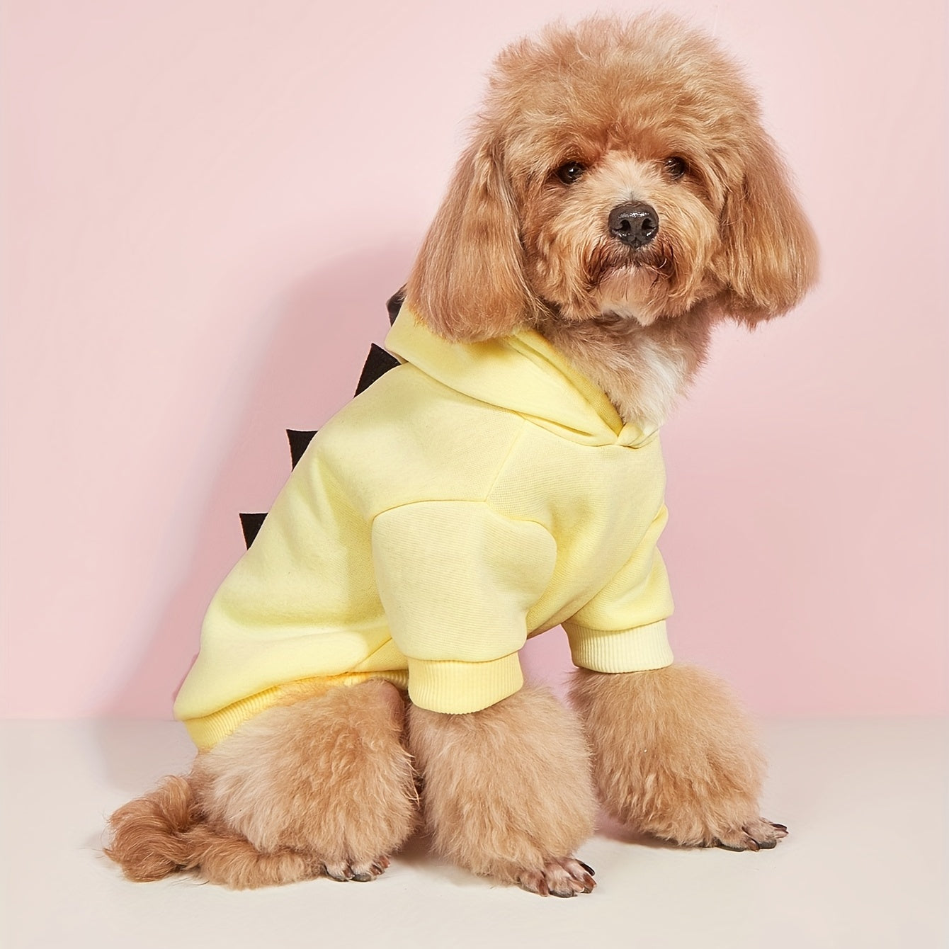 Pet Dinosaur Hoodie | Dog Fleece Halloween Costume Outfit Warm