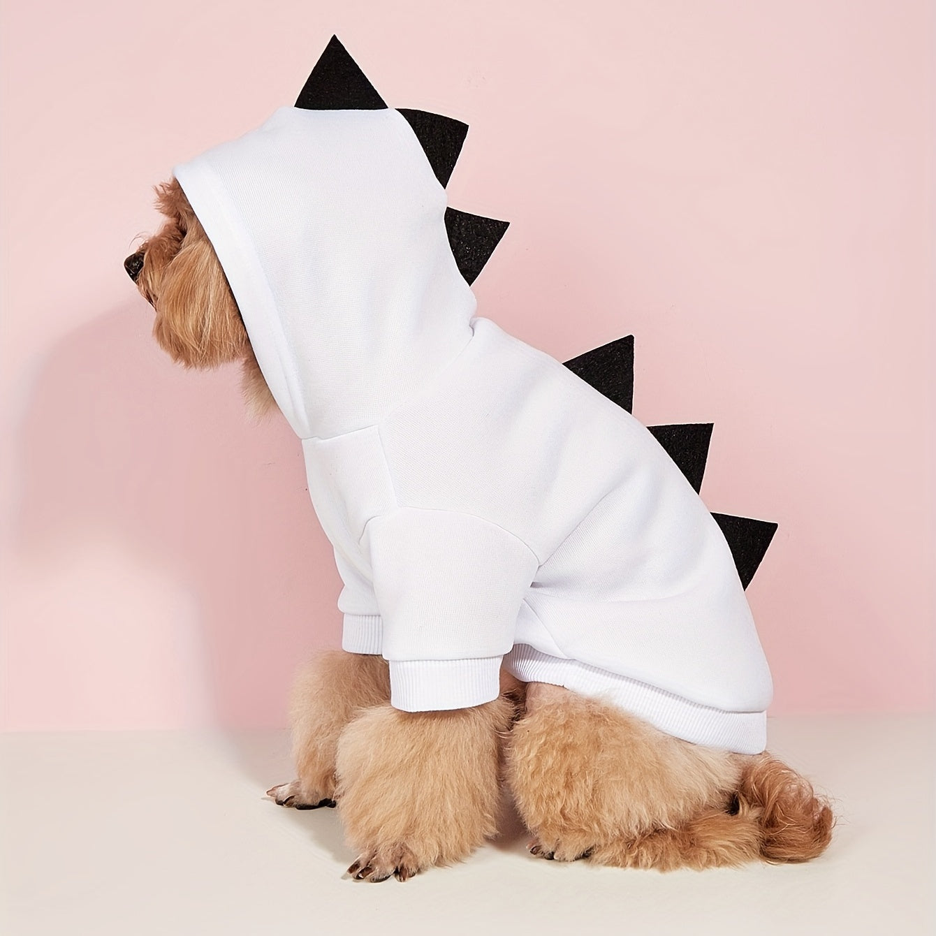 Pet Dinosaur Hoodie | Dog Fleece Halloween Costume Outfit Warm