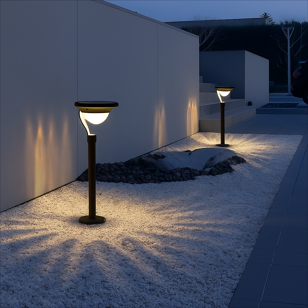 Eclipto | Minimalist Solar Path Lighting for Beautiful Garden Views