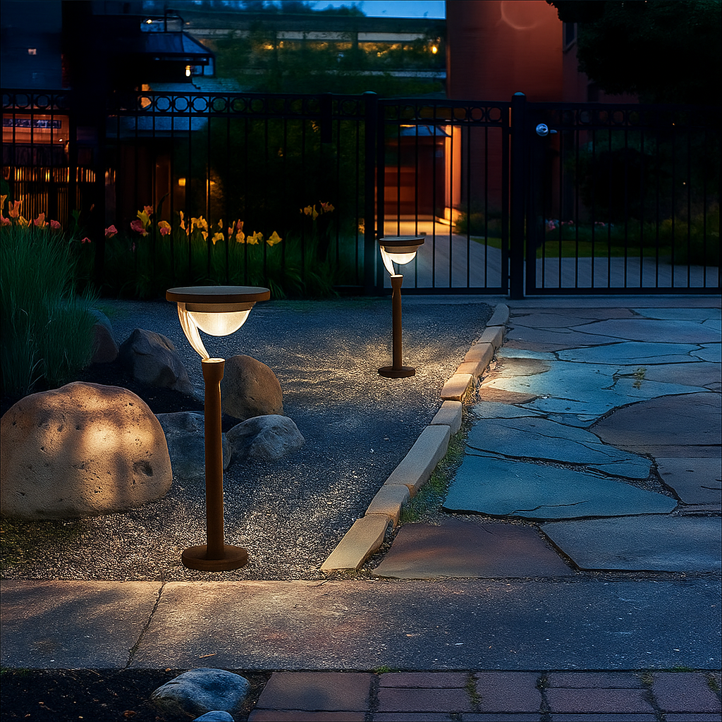 Eclipto | Minimalist Solar Path Lighting for Beautiful Garden Views