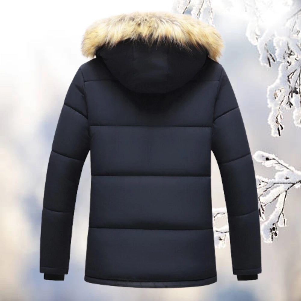 Grayson | Stylish Quilted Parka Coat with Fleece Lining for Men