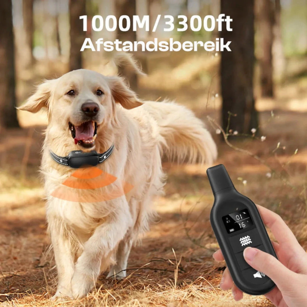 BarkTuner | Adjustable Shock, Beep & Vibration Collar for Effective Dog Training