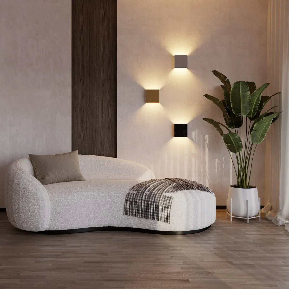 AuraBeam | Contemporary Wall Lamp with Clean Lines and Subtle Glow