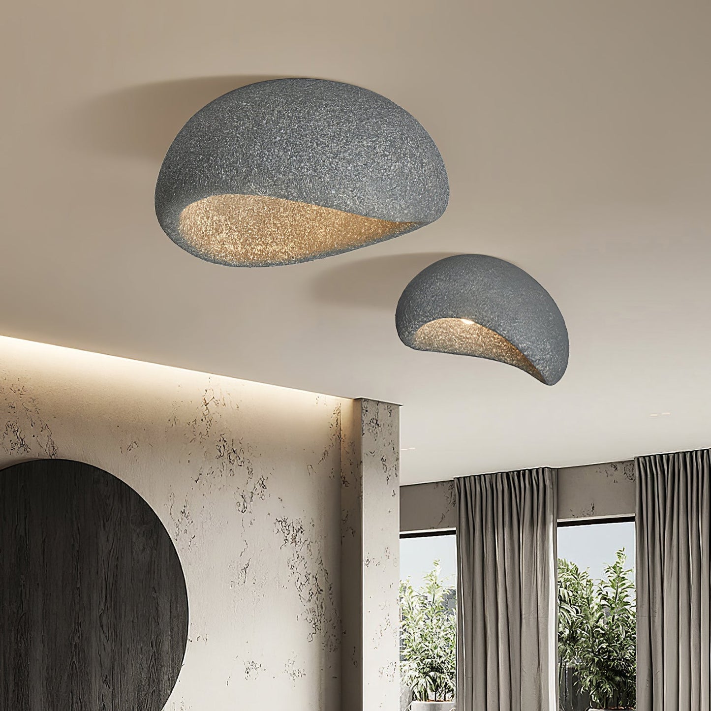 Elegant Cloud Design Flush Mount Ceiling Light – Cozy Ambiance Fixture for Living Room or Kitchen